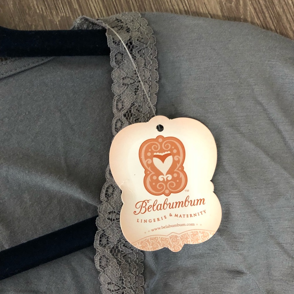 Maternity Nursing Grey Nightgown